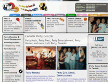 Tablet Screenshot of party-dj.ca